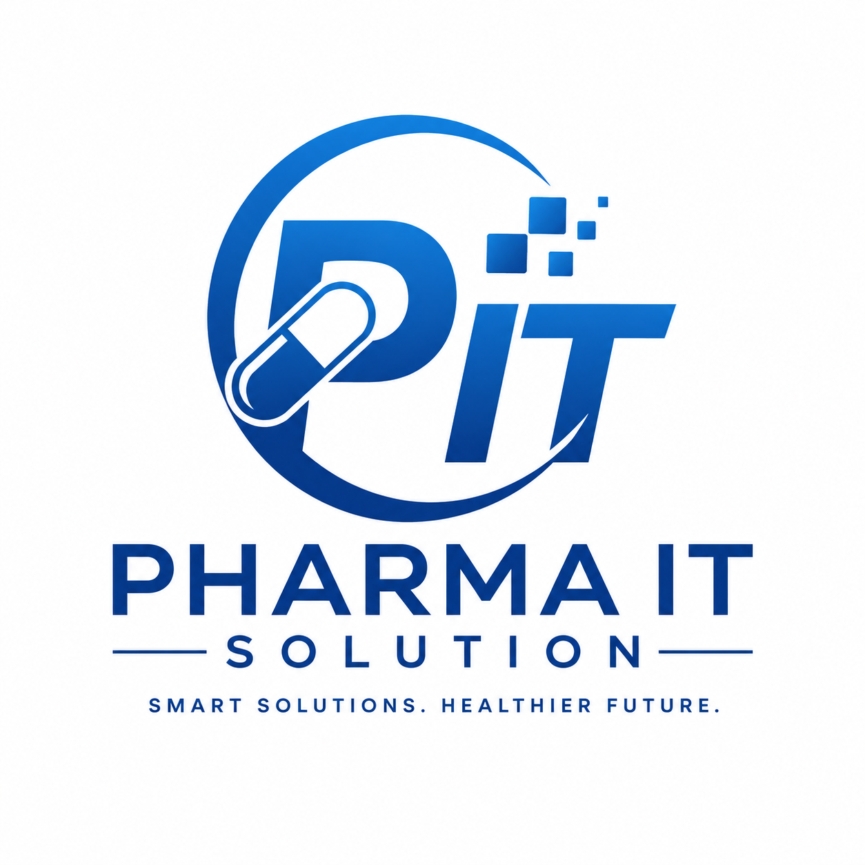 Pharma IT Solution blue logo